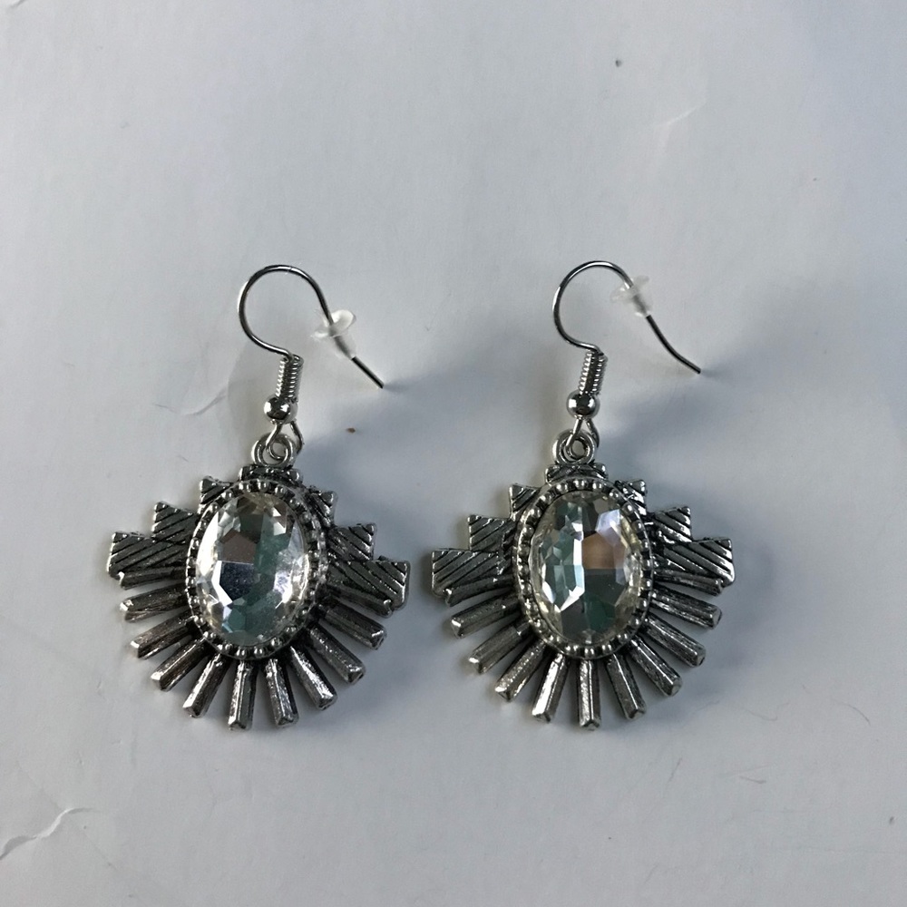 Dangling Silver Earrings